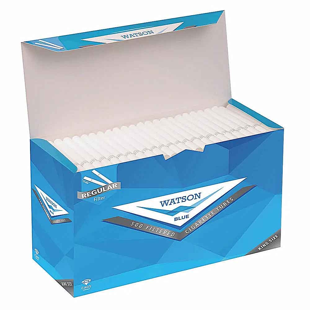 Гильзы сигаретные WATSON BLUE 500шт King Size ( фильтр 15мм)0