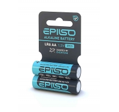 Батарейки EPILSO LR6/AA shrink card 2шт 1*60*12