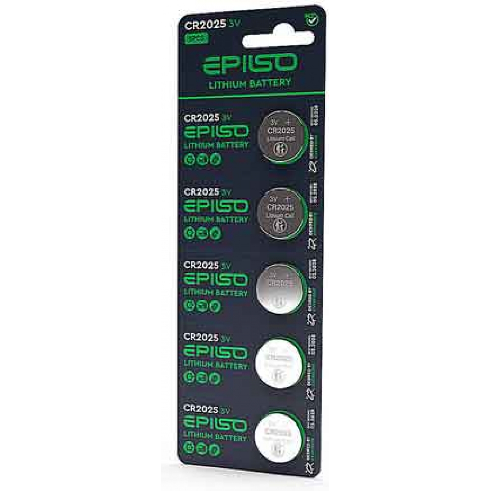 Батарейки EPILSO CR2025 1*5*1000